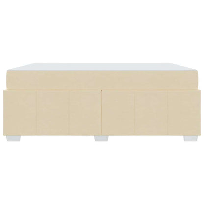 Sengestel Med Madras Creme 180 X 200 Cm Stof - Billede 6