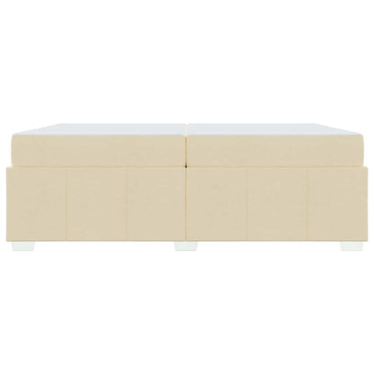 Sengestel Med Madras Creme 200 X 200 Cm Stof - Billede 6