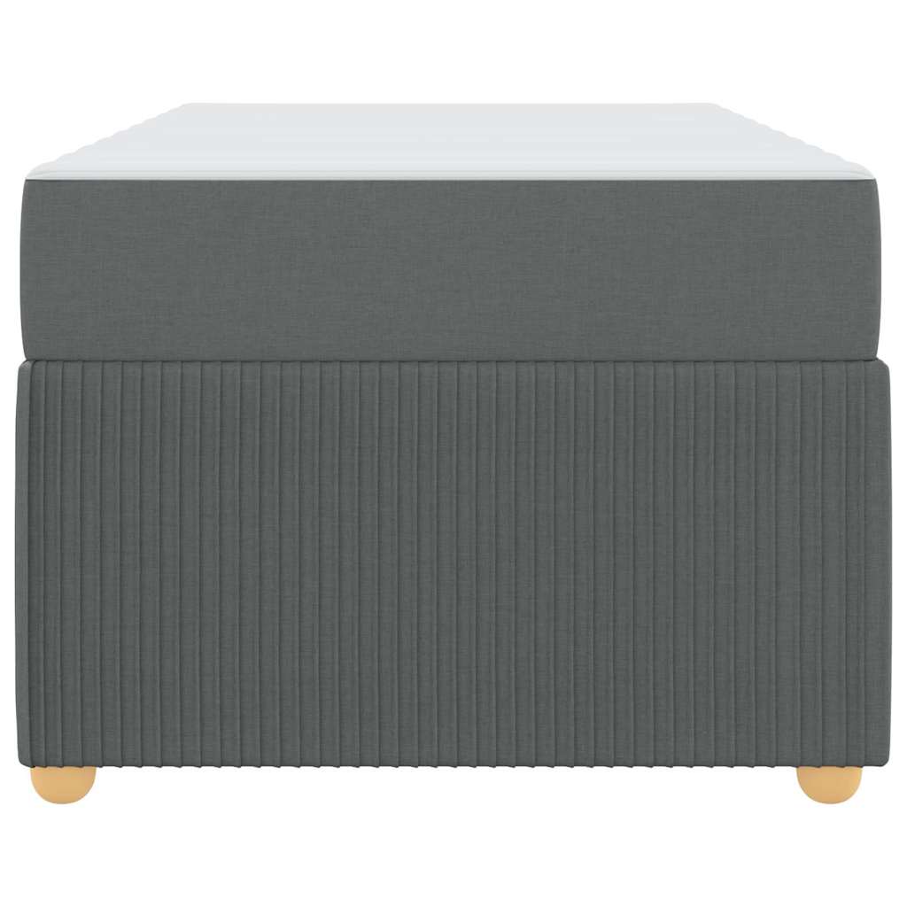 Sengeramme Med Madras Med Madras Mørkegrå 80 X 200 Cm Stof - Billede 7