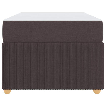 Sengeramme Med Madras Med Madras Mørkebrun 90 X 200 Cm Stof - Billede 6