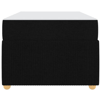 Sengeramme Med Madras Med Madras Sort 100 X 200 Cm Stof - Billede 7