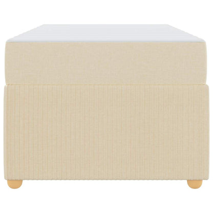Sengeramme Med Madras Med Madras Creme 100 X 200 Cm Stof - Billede 6