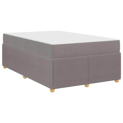 Sengeramme Med Madras Med Madras Gråbrun 120 X 200 Cm Stof - Billede 2