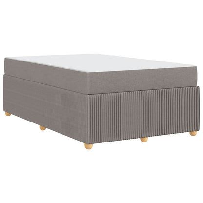 Sengeramme Med Madras Med Madras Gråbrun 120 X 200 Cm Stof - Billede 8