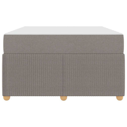 Sengeramme Med Madras Med Madras Gråbrun 120 X 200 Cm Stof - Billede 6