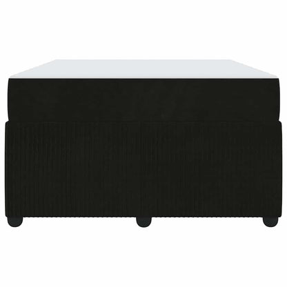 Sengeramme Med Madras Med Madras Sort 120 X 200 Cm Fløjl - Billede 7