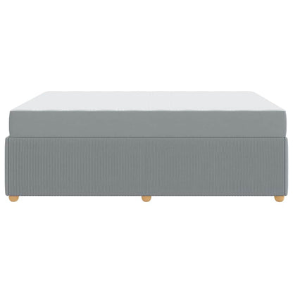 Sengeramme Med Madras Med Madras Lysegrå 140 X 200 Cm Stof - Billede 8