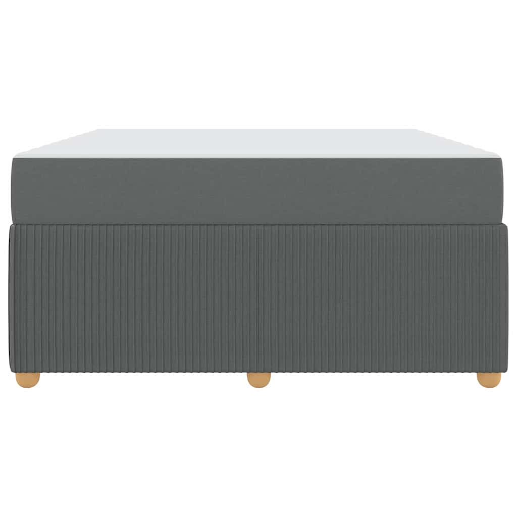 Sengeramme Med Madras Med Madras Mørkegrå 140 X 200 Cm Stof - Billede 7