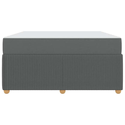 Sengeramme Med Madras Med Madras Mørkegrå 140 X 200 Cm Stof - Billede 7