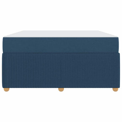 Sengeramme Med Madras Med Madras Blå 160 X 200 Cm Stof - Billede 6