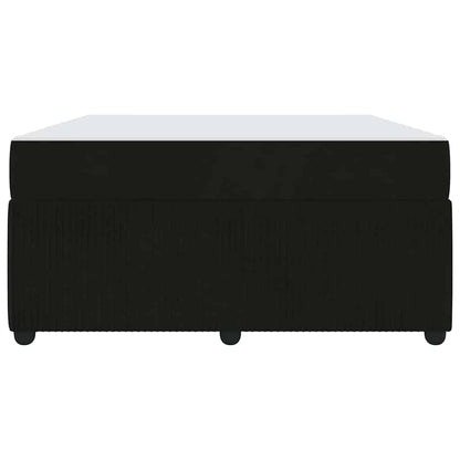 Sengeramme Med Madras Med Madras Sort 160 X 200 Cm Fløjl - Billede 7