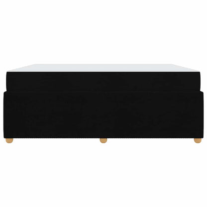 Sengeramme Med Madras Med Madras Sort 180 X 200 Cm Stof - Billede 6