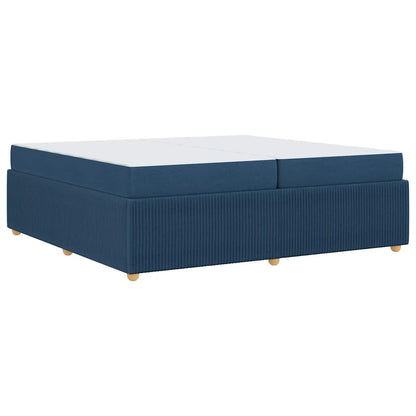 Sengeramme Med Madras Med Madras Blå 200 X 200 Cm Stof - Billede 2