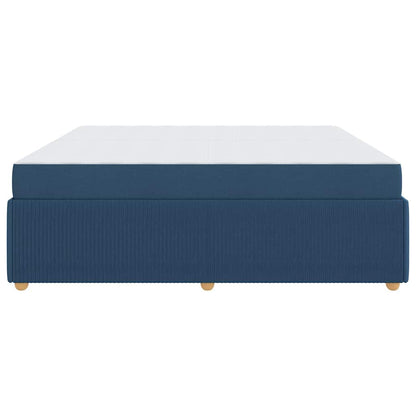 Sengeramme Med Madras Med Madras Blå 200 X 200 Cm Stof - Billede 7