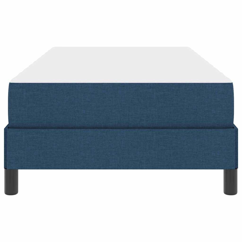 Box Spring Seng Med Madras Blå 90 X 200 Cm Stof - Billede 7