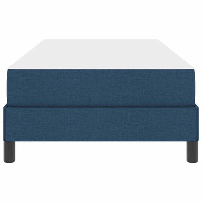 Box Spring Seng Med Madras Blå 90 X 200 Cm Stof - Billede 7