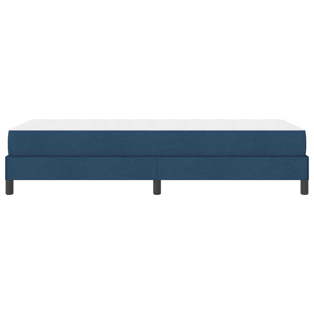 Box Spring Seng Med Madras Blå 90 X 200 Cm Stof - Billede 8