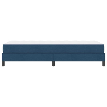 Box Spring Seng Med Madras Blå 90 X 200 Cm Stof - Billede 8