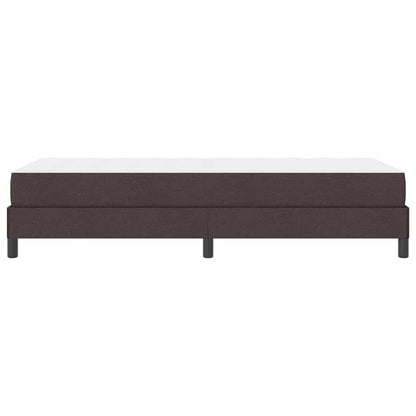 Box Spring Seng Med Madras Mørkebrun 100 X 200 Cm Stof - Billede 8