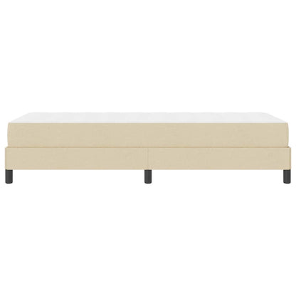 Box Spring Seng Med Madras Creme 100 X 200 Cm Stof - Billede 8