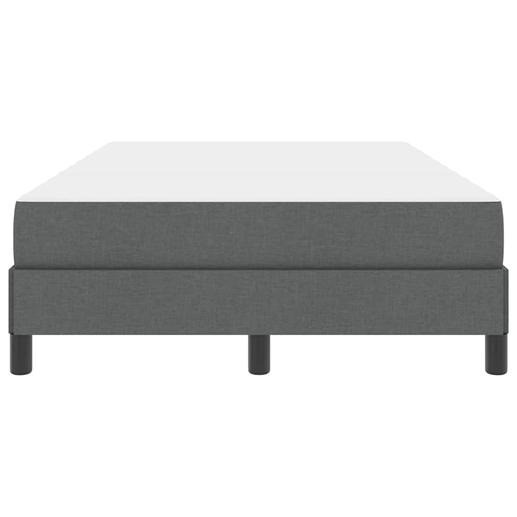 Box Spring Seng Med Madras Mørkegrå 120 X 190 Cm Stof - Billede 7