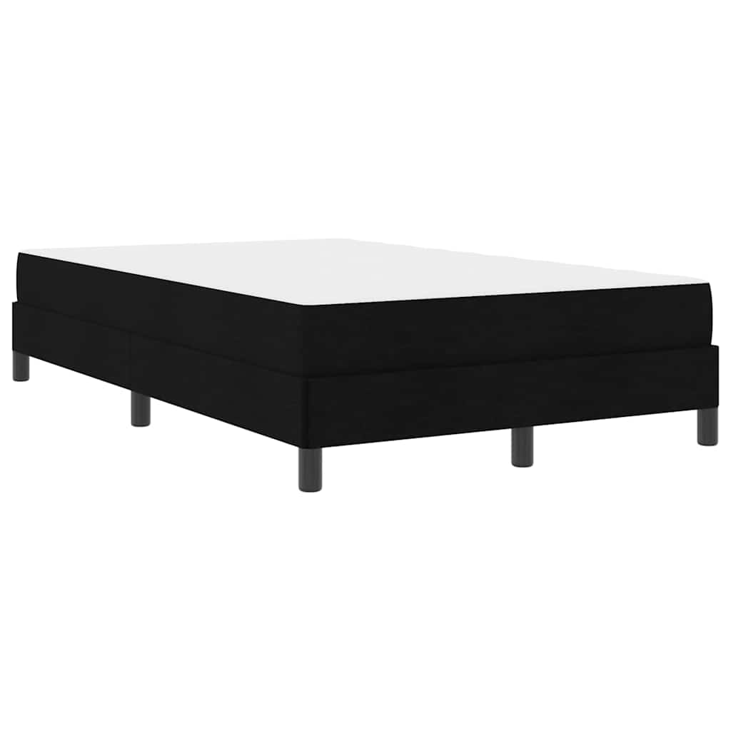 Box Spring Seng Med Madras Sort 120 X 190 Cm Stof - Billede 2