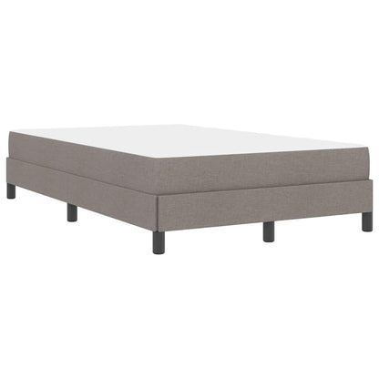 Box Spring Seng Med Madras Gråbrun 120 X 190 Cm Stof - Billede 8