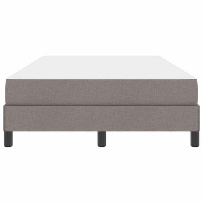 Box Spring Seng Med Madras Gråbrun 120 X 190 Cm Stof - Billede 6