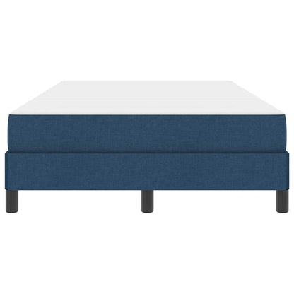 Box Spring Seng Med Madras Blå 120 X 190 Cm Stof - Billede 6