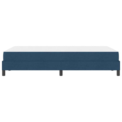 Box Spring Seng Med Madras Blå 120 X 190 Cm Stof - Billede 7