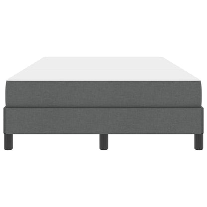 Box Spring Seng Med Madras Mørkegrå 120 X 200 Cm Stof - Billede 7