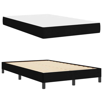 Box Spring Seng Med Madras Sort 120 X 200 Cm Stof - Billede 6