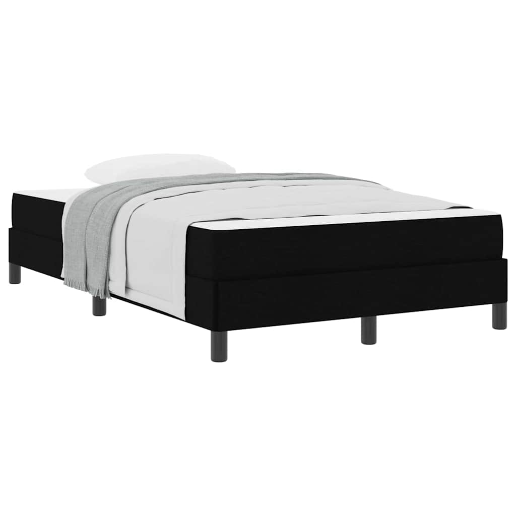 Box Spring Seng Med Madras Sort 120 X 200 Cm Stof - Billede 3