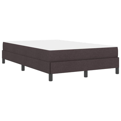 Box Spring Seng Med Madras Mørkebrun 120 X 200 Cm Stof - Billede 8