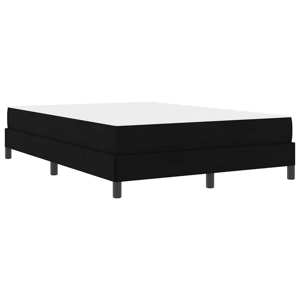 Box Spring Seng Med Madras Sort 140 X 200 Cm Stof - Billede 2