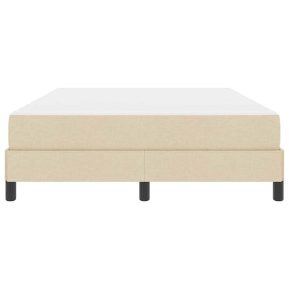 Box Spring Seng Med Madras Creme 140 X 200 Cm Stof - Billede 7