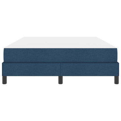 Box Spring Seng Med Madras Blå 140 X 200 Cm Stof - Billede 7