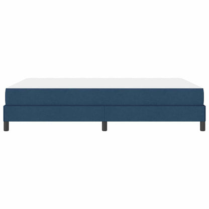 Box Spring Seng Med Madras Blå 140 X 200 Cm Stof - Billede 8