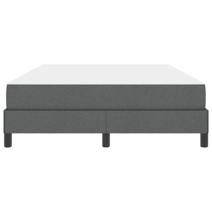 Box Spring Seng Med Madras Mørkegrå 160 X 200 Cm Stof - Billede 7
