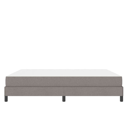 Box Spring Seng Med Madras Gråbrun 180 X 200 Cm Stof - Billede 7