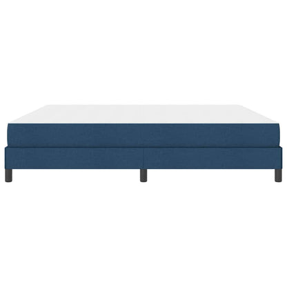 Box Spring Seng Med Madras Blå 200 X 200 Cm Stof - Billede 7