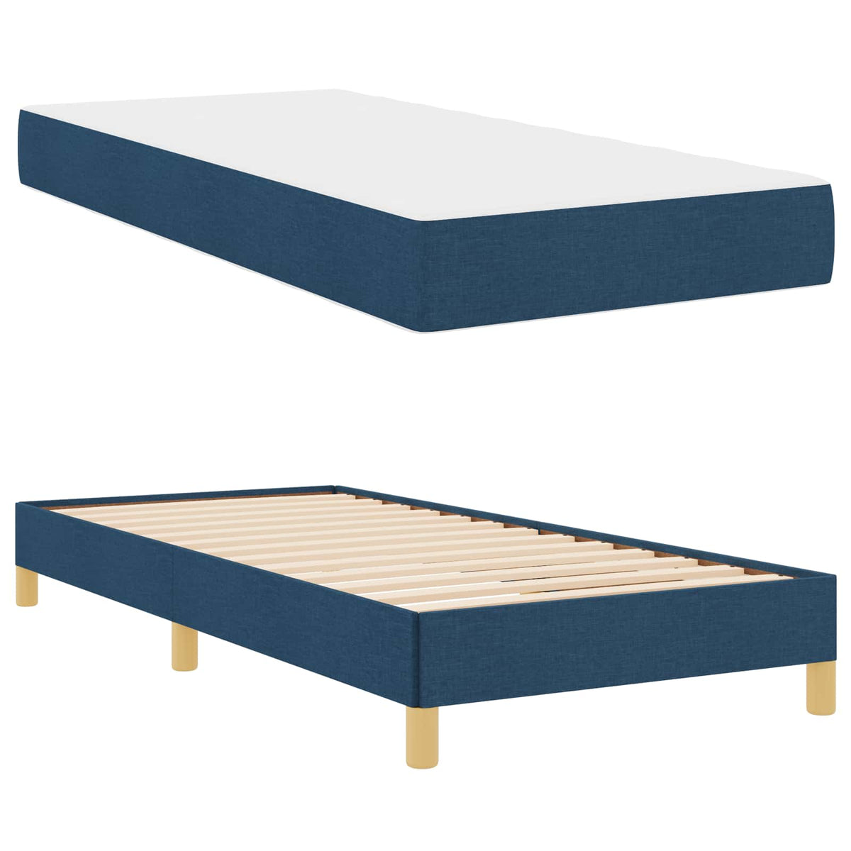 Box Spring Seng Med Madras Stof - Billede 5