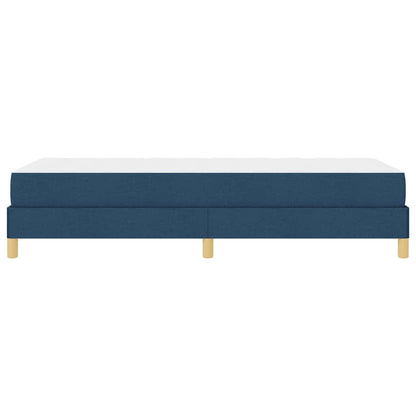 Box Spring Seng Blå, Brun 80 X 200 Cm Stof, Ingeniørtræ - Billede 8