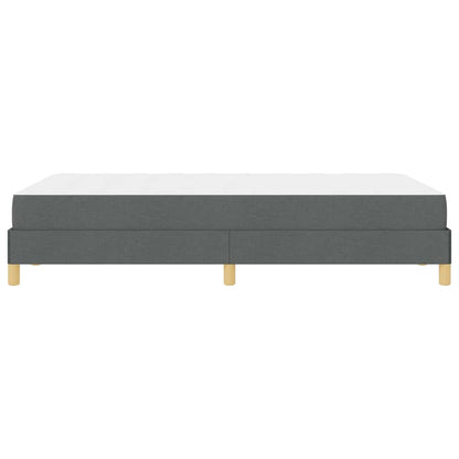 Box Spring Seng Mørkegrå Og Brun 120 X 190 Cm - Billede 7