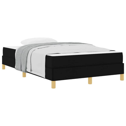 Box Spring Seng Sort Og Brunt 120 X 190 Cm - Billede 3