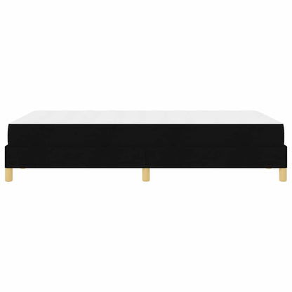 Box Spring Seng Sort Og Brunt 120 X 190 Cm - Billede 7
