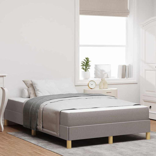 Box Spring Seng Taupe Og Brun 120 X 190 Cm - Hovedbillede