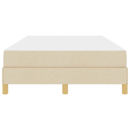 Box Spring Seng Creme Og Brun 120 X 190 Cm - Billede 7