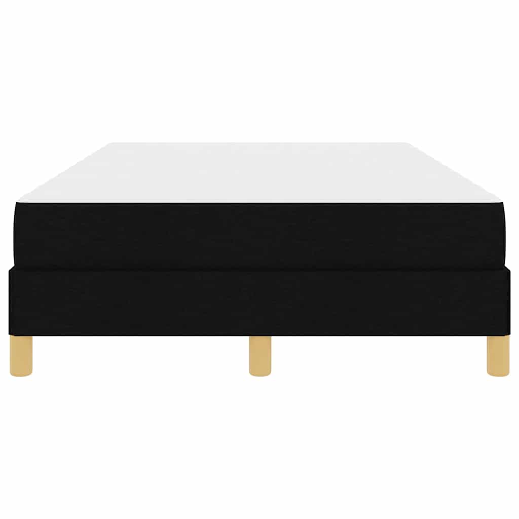 Box Spring Seng Sort, Brun 120 X 200 Cm Stof, Ingeniørtræ - Billede 7