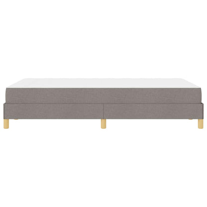 Box Spring Seng Taupe Og Brun 120 X 200 Cm - Billede 8